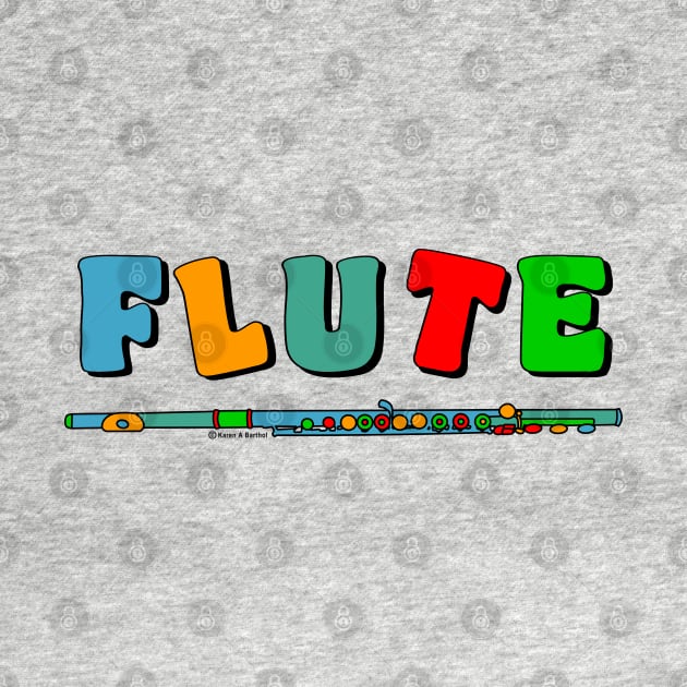 Colorful Flute by Barthol Graphics